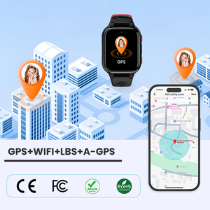 Jam Tangan Pintar Anak Lagenio dengan SIM Card GPS Tracker, Kamera 5MP, Video Call, Jawab Panggilan, Memori 1G+8GB, <span class=keywords><strong>Android</strong></span>, Layar AMOLED Persegi, IP68, 4G - Product Image 2