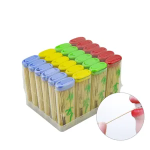 Eco-friendly hot sell bamboo custom natural color toothpicks