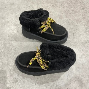 รองเท้าบูทลุยหิมะสำหรับฤดูใบไม้ร่วง/ฤดูหนาวของผู้หญิงมีพื้นรองเท้าหนารองเท้าสำหรับเดินออกแบบให้ผมหยิกกันลื่นและระบายอากาศได้ - Product Image 3