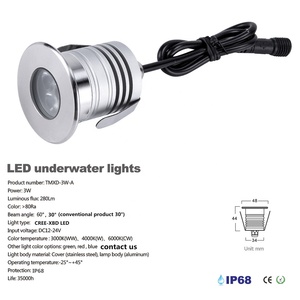 Luz LED Sumergible P68, Resistente al Agua, para Estanques, Cascadas, Fuentes, Spa, Sauna, Decoración, <span class=keywords><strong>Foco</strong></span> LED para <span class=keywords><strong>Piscina</strong></span>, 12V 24V 3W - Product Image 4
