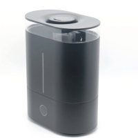Humidificateur Électrique Ultrasonique à Brume Froide 4L avec Contrôle d'Humidistat, pour Maison, Hôtel, Voiture, Remplissage par le Haut, en Plastique, Aromathérapie, Ultra-Silencieux
