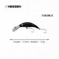 NOUVEAU Hessen OEM 35mm/2.2g Leurre artificiel micro-minnow coulant de type japonais, petit modèle, pour la pêche en eau salée