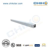 Supports de panneaux solaires CHIKO pour toits plats, kits de support triangulaires, angle d'installation de 5 à 25 degrés, garantie de 10 ans, compatibles avec la plupart des modules JIS
