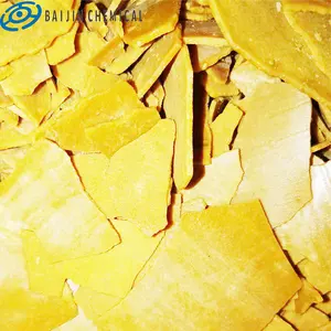 Chemicals CAS 16721-80-5 Yellow Flakes Sodium Hydrosulfide For Tanning Of Leather