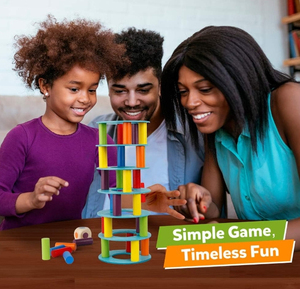 Gioco genitore-bambino Stack altezza bambini blocco di equilibrio in legno impilamento ruzzolante torre <span class=keywords><strong>Pisa</strong></span> blocchi di costruzione giocattoli - Product Image 2