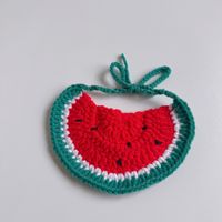 Crochet fait à la main coton peluche chapeau d'anniversaire mignon fleur Design pour chats chiens fête fête Photo accessoire KIVA marque