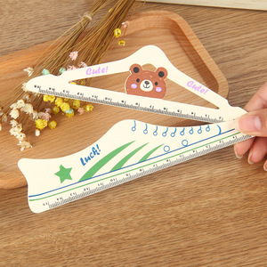 Regla de Madera Creativa de 15 cm con Diseño de Dibujos Animados, Herramienta de Medición para Estudiantes - Product Image 3