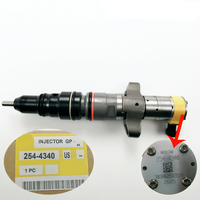 Inyector de Combustible para Motor C9 de Excavadora, 254-4340, 10R-7224, 236-0962, 387-9433, 387-9434, 214-5427, para E330D, E336D, E336DL, E336DLN