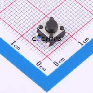 XDTD-6650-L01 Tactile Switch SMD Switch Single Pole Single Throw Vertical Mount 5mm Without Bracket - Product Image 1
