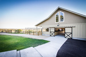 Écurie de cheval moderne en acier pour l'équitation utilisation de ferme pratique conception d'entrepôt de maison d'équitation - Product Image 2