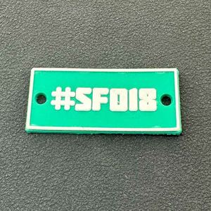 Patch personnalisé en silicone, caoutchouc, PVC pour vêtements, avec logo personnalisé, pour casquette, à thermocoller, transfert thermique 3D, à crocheter ou à coller - Product Image 2