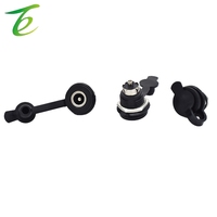 Base étanche 5521dc, prise DC étanche 5525 avec dents à vis, nickelé, base DC tout en cuivre