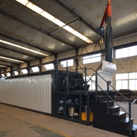 Machine de construction routière à performance stable 55000W 380V/220V, machine à décanter à tambour DT8 8-10TPH pour la fusion du bitume