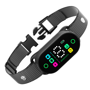 IPetDog <span class=keywords><strong>Collar</strong></span> Antiladridos 8 Sensibilidad Ajustable Pitido Vibración Sin Choque Inofensivo Entrenamiento Inteligente Perro Ladridos <span class=keywords><strong>Collar</strong></span> - Product Image 2