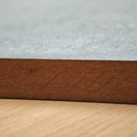 Panneau en MDF stratifié mélaminé de haute qualité, design moderne, faible émission de formaldéhyde E0, garantie 1 an, projet complet
