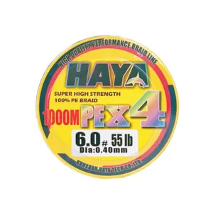 HAYA personnalisé 2mm Nylon fluorocarbone canne à pêche gauchissement ligne de production Anti morsure acier ligne de pêche acier Leader