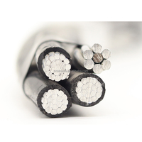 Cable de Alimentación Aéreo ABC Wisijiao, Cuádruple, con Aislamiento XLPE, Conductor de Aluminio, 0.6/1kv, para Servicio de Distribución