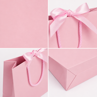 Sacs cadeaux INS classiques minimalistes avec lamination, export transfrontalier, ruban à nœud doré estampé, emballage pour cadeaux d'entreprise avec corde