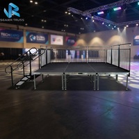 Table de DJ portable en aluminium de haute qualité, pliable, mobile, pour bar de nuit et événements
