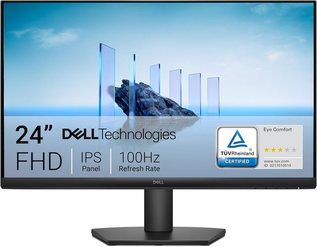 Monitor 24" SE2425HM 23.8-inch Full HD 16:9 100 MHz IPS Panel 16.7 Million Colors Anti-Glare LCD VGA Port Business Use 3-Star