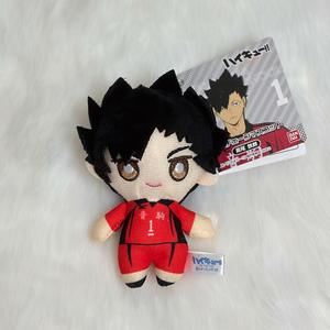 Vente chaude unisexe Q Version Haikyuu Shoyo <span class=keywords><strong>Hinata</strong></span> porte-clés Super doux en peluche Anime dessin animé sac pendentif en peluche PP coton anniversaire - Product Image 4