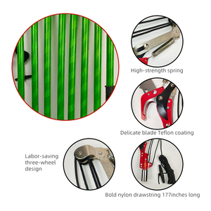Kéo cắt cành cây cao cấp, bền bỉ, có thể kéo dài, dùng ngoài trời, dài 27FT - Product Image 2
