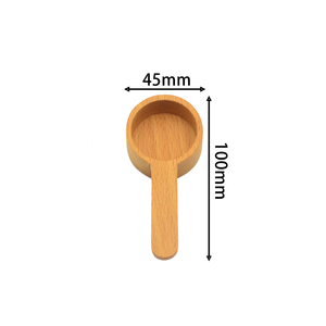 Cuillère à mesurer en bois écologique <span class=keywords><strong>10g</strong></span> 15g Cuillère à mesurer en bois pour le <span class=keywords><strong>sel</strong></span> de thé en poudre de lait protéiné - Product Image 3