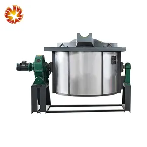 HTGP supply copper scrap melting furnace brass ingots recycling machine melting pot