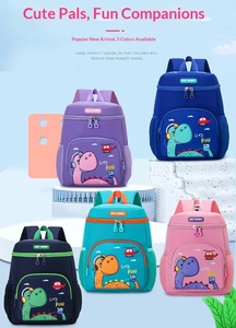 Sacs à dos scolaires Tomic tendance pour enfants, sacs à dos mignons à motif de dessin animé pour garçons et filles de maternelle, portables, légers et imperméables en nylon - Product Image 2
