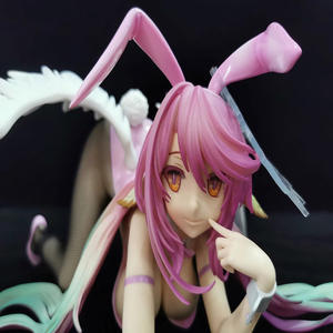 OEM Customized PVC High Quality Anime Resin Blind box toys jibril No Game No Life costume most beautiful sexy girl anime figure