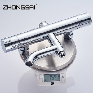 Pulido Chapado en termostático frío y ducha caliente válvula mezclador <span class=keywords><strong>grifo</strong></span> - Product Image 4