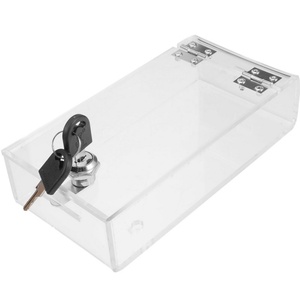 Manufacturer Custom Small Single Compartment Clear for Acrylic Phone Lockable Wall Display Cabinet - Product Image 1