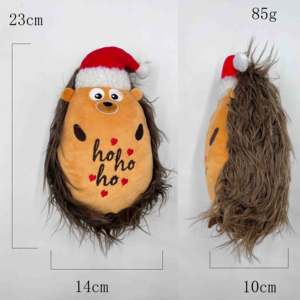 Yeni noel köpek peluş oyuncak stokta noel baba dinozor fare çiğnemek oyuncak sıcak satış özelleştirilmiş çiğnemek sevimli köpek oyuncaklar - Product Image 5