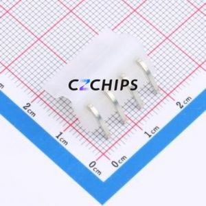HX-CH5.08-4PWZ Wire-to-Board Pin Header Bent Lead Through Hole,P=5.08mm Connector 1x4P 5.08mm Right Angle Insert CH - Product Image 2