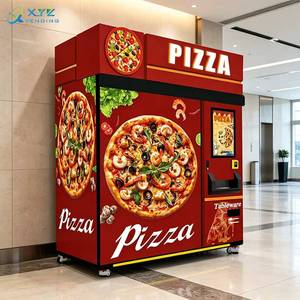 XYZ Sdk High Traffic Capacity 24hr Automated Kiosk Topping Selection Strong <b>Heater</b> Pizza Vending Machine Supplier - Product Image 1