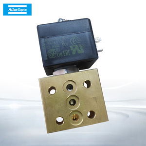 Válvula solenoide Atlas Copco de latón 1089059024 para piezas de compresores de aire - Product Image 1