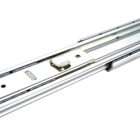 Roulement télescopique latéral YABELY Rv 53mm extension complète 120kg glissière de tiroir robuste verrouillable garde-corps de canal de charge