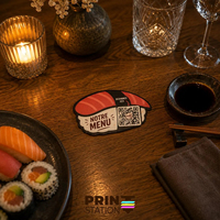 Carte NFC personnalisée pour avis Google, carte de menu QR code, carte de table adhésive, « Touchez pour avis » amusant, clients satisfaits, restaurant, sushi, salon