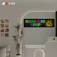 Panneaux LED matriciels contrôlés par application Bluetooth pour pare-brise d'automobiles, DIY, IP65, utilisation en intérieur pour les magasins de détail