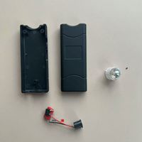 Lampe torche LED portable à focalisation réglable, longue autonomie, essentielle pour les activités de plein air, la conduite nocturne, porte-clés en plastique pour femme