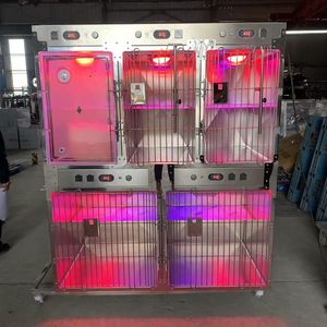 Jaula de Aislamiento Reutilizable de Acero Inoxidable 304 para Hospitales Veterinarios, Tiendas de Mascotas, Cámara de Oxígeno de Temperatura Constante para Diagnóstico - Product Image 5