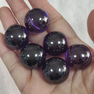 Perles de zircone cubique synthétique, cabochons ronds de 20 mm, sans trou, pierres polies pour la fabrication de bijoux - Product Image 6