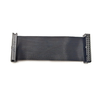 Hochwertiges 2,54mm 26-poliges IDC-Buchsen-Anschluss kabel 1,27mm Pitch-Flach kabel RoHS Custom ized Wire Motorcycles PVC