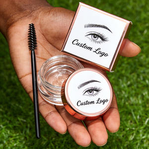 Cire à sourcils transparente waterproof avec brosse, fixation longue durée, étiquette privée OEM - Product Image 5