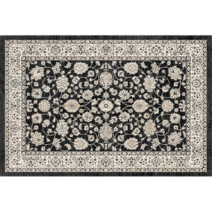 Tapis de style persan Salon Chambre à coucher Tapis bohème vintage Tapis antidérapant Tapis de sol pour canapé Résistant à la saleté Facile d'entretien Lavable - Product Image 5