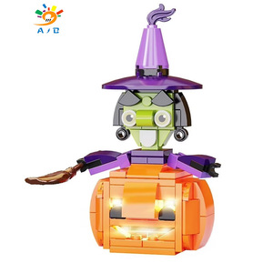 Kit de Construcción de Fantasmas, Calabazas y Vampiros de Halloween - Juguete Educativo Electrónico para Niños de 5 a 7 Años, Set de Construcción de Plástico ABS - Product Image 3