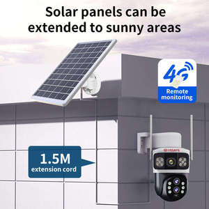 V380pro wifi không dây Hệ thống an ninh mạng ngoài trời PTZ CCTV 4 gam năng lượng mặt trời năng lượng IP Camera cách âm thanh không dây ngoài trời cctv camera - Product Image 5