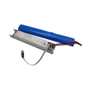 1-10W LED Lamps 110V-240V 50/60Hz Battery Rechargeable Emergency Power Pack 1-3 Hours Operation Conversion Kit