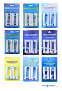 Cabezales de repuesto para cepillo dental eléctrico <span class=keywords><strong>B</strong></span> raun, venta de fábrica, compatibles - Product Image 6