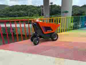 Antspower 2025 빠른 배달 중국 공장 저렴한 500Kg 4x4 전동 전기 배터리 휠 배로우 미니 덤퍼 - Product Image 6